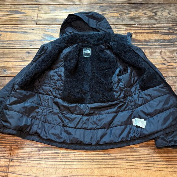 The North Face Hyvent Jacket Womens Size XS Black Hooded Skiing Inlux Insulated - Picture 8 of 12